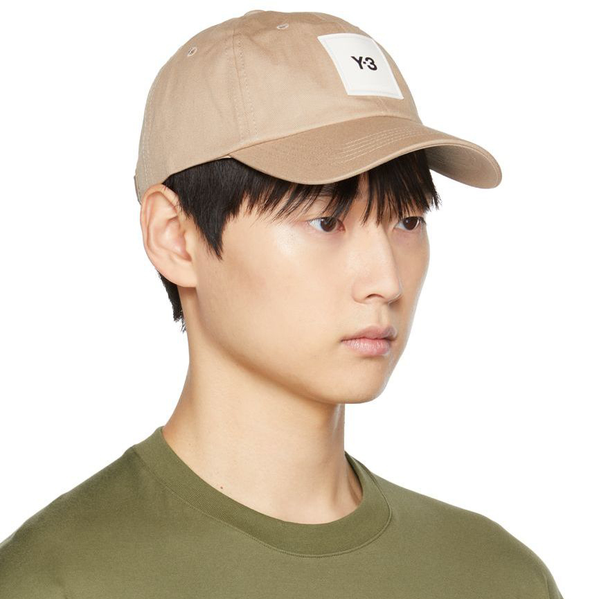 【 Y-3 SQL CAP 老式棒球帽 - 卡其 】