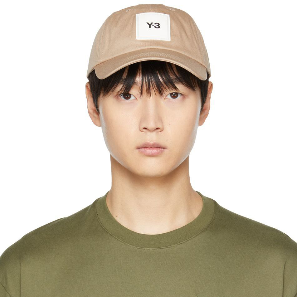 【 Y-3 SQL CAP 老式棒球帽 - 卡其 】