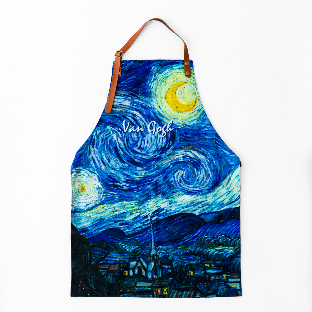 藝術圍裙｜梵谷《星夜》