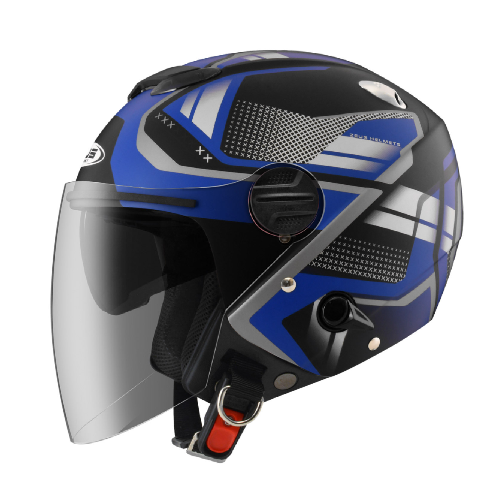 ZEUS ZS-202FB 彩繪T68 半罩安全帽｜ANSIN 安信騎士