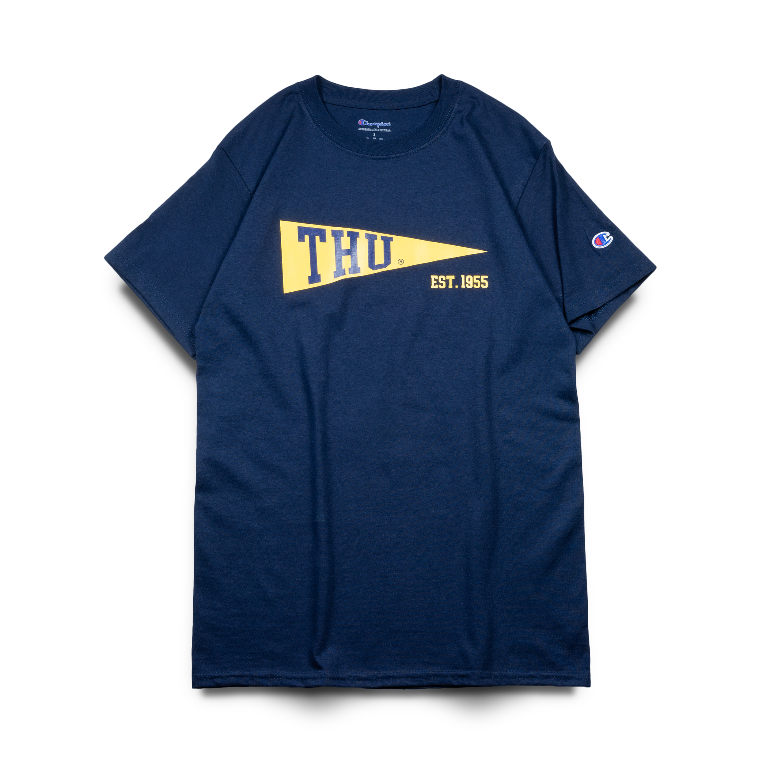 Champion® THU 東海大學 三角紀念旗 T-Shirt - (海軍藍)