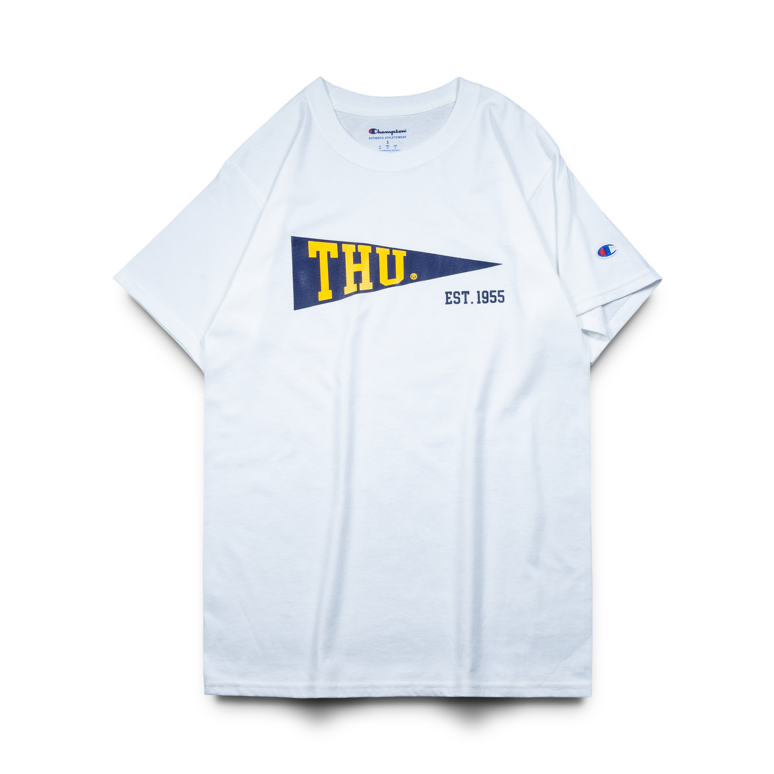 Champion® THU 東海大學 三角紀念旗 T-Shirt - (白色)