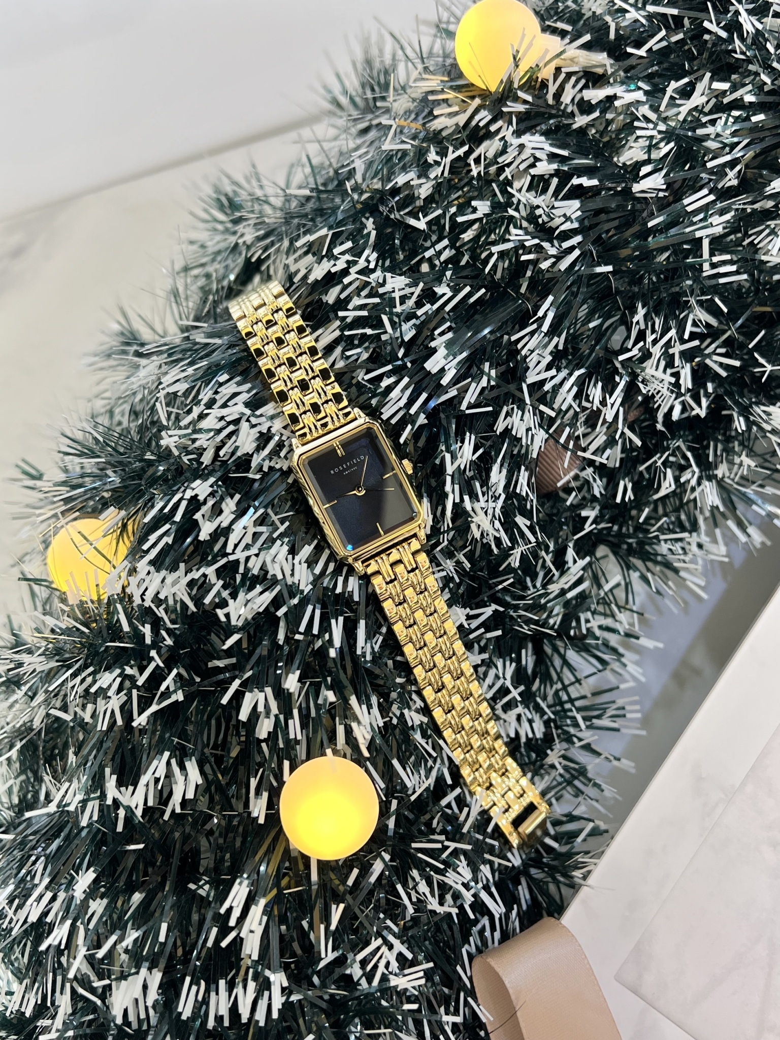 【ROSEFIELD】古典復刻方形女錶 OBGSG-O61  29mm 現代鐘錶