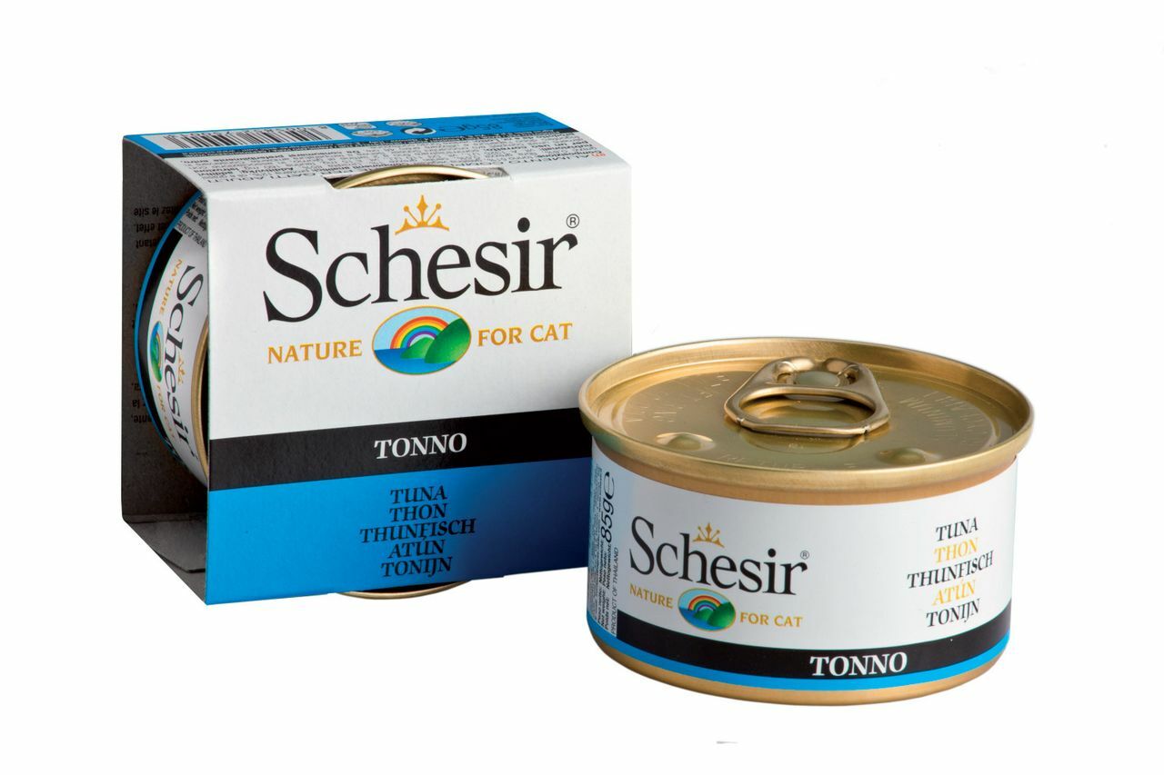 Schesir 全天然吞拿魚飯貓罐頭85g