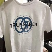 [S] TRUSSARDI T-SHIRT JERSEY PURE COTTON,WHITE, 52T00700-1T006284-W001, FINAL SALE (STJ48)