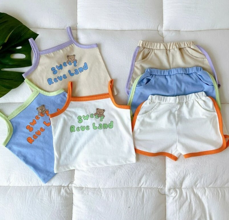 Dot to Dot 夏日吊帶套裝