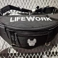 [S] LIFEWORK RADOK D-RING WAIST BAG,BLACK, LW235BG20140 (SLW146)