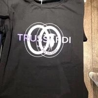 [S] TRUSSARDI T-SHIRT JERSEY STRETCH,BLACK, 56T00550-1T006291-K299 [FINAL SALE] (STJ58)
