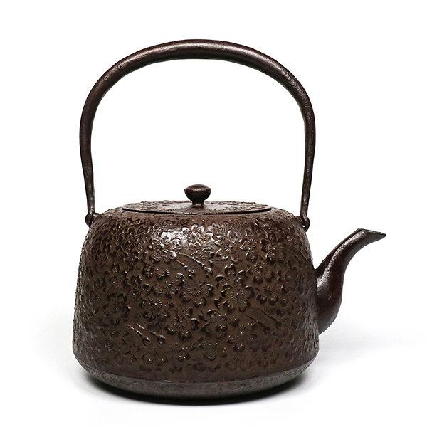 【佐藤勝久】廣口櫻肌 鐵壺2.3L