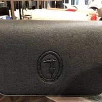 [S] TRUSSARDI SIVIGLIA CROSSBODY SM FULL GRAIN PU,BLACK, 8055720380590 (STJ64)
