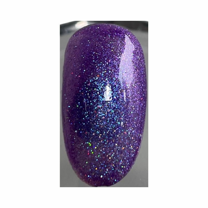 GELLACK GEL甲凝膠 5052 彩紫底色配幻彩閃粉  (不透明)