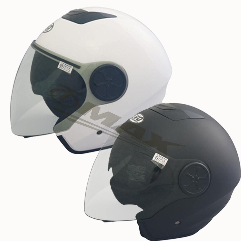 EVO雙鏡片半罩機車安全帽CA313 (贈6入免洗內襯套) 破盤下殺 OMAX歐妹思購物網