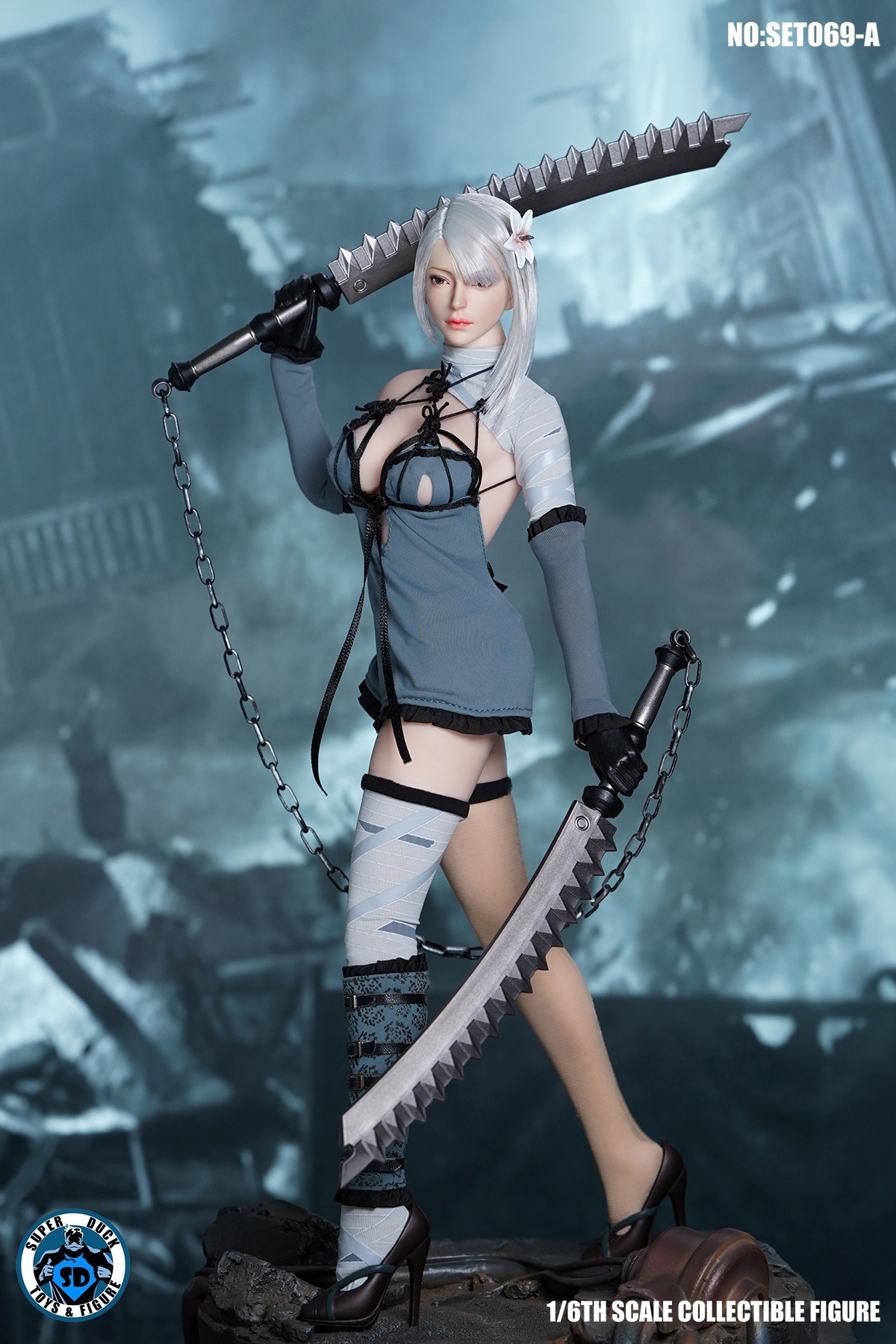 Super Duck : 1/6 SET069 Female costume set