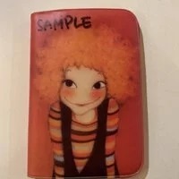 [S] YSW 30CC03SNST CARD WALLET STRIPE SUNNY,ORANGE, 8809190083044 (SYW138)