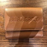 [S] BURBERRY LUNA FOLDING WALLET,TAN, 80528281 (SB21)