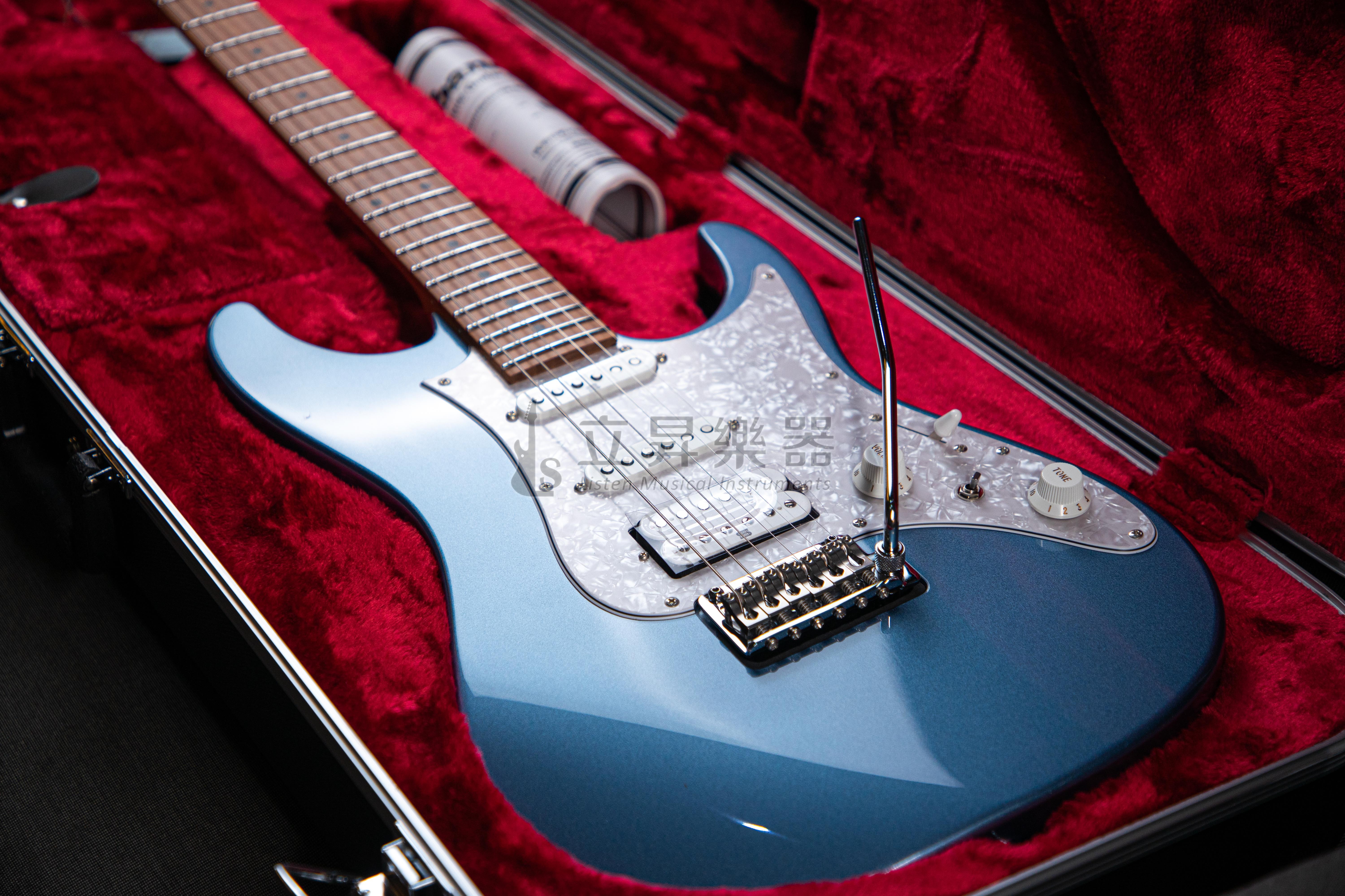 Ibanez AZ Prestige系列 AZ2204-ICM 金屬藍 烤楓木琴頸 單單雙 電吉他 日廠 附硬Case