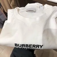 [S] BURBERRY LONDON ENGLAND SHORT SLEEVE T-SHIRT, WHITE, 80211761003-WHITE (SB26)