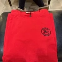 [S] BURBERRY JENSON ABTOT LOGO TSHIRT,MILITARY RED, 103816A1369 (SB27)