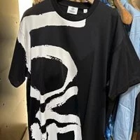 [S] BURBERRY SHILOW ROUND NECK T-SHIRT,BLACK, 128440A1189 (SB28)