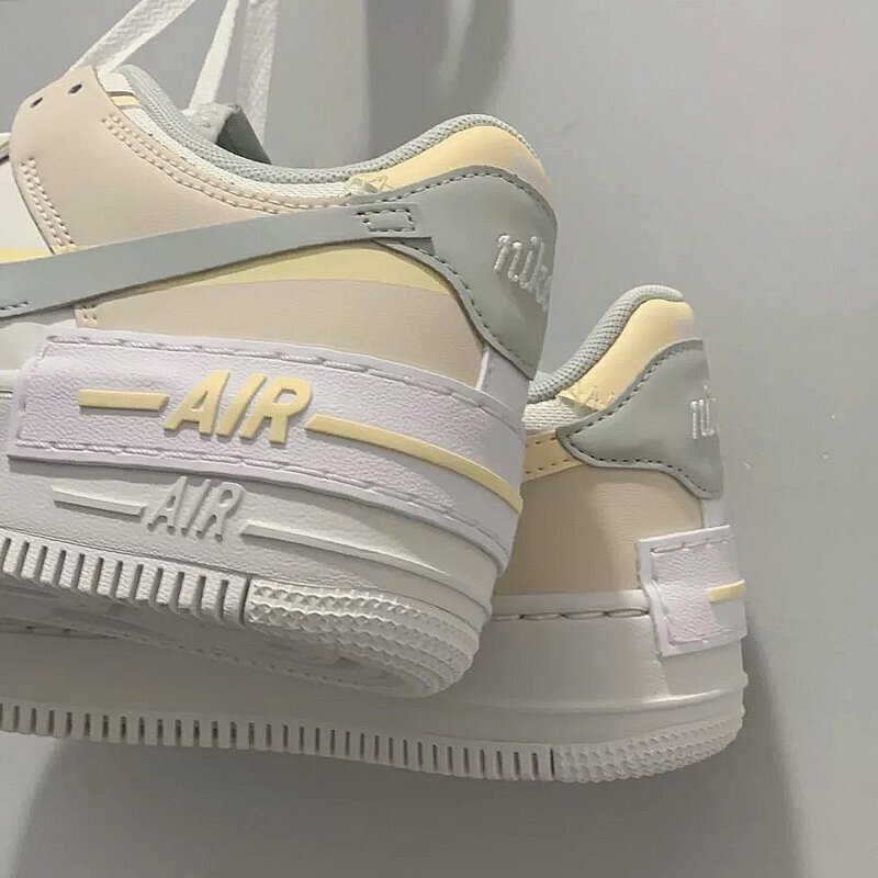 【預訂】NIKE AIR FORCE 1 SHADOW 灰綠檸檬黃拼色 -WOMEN