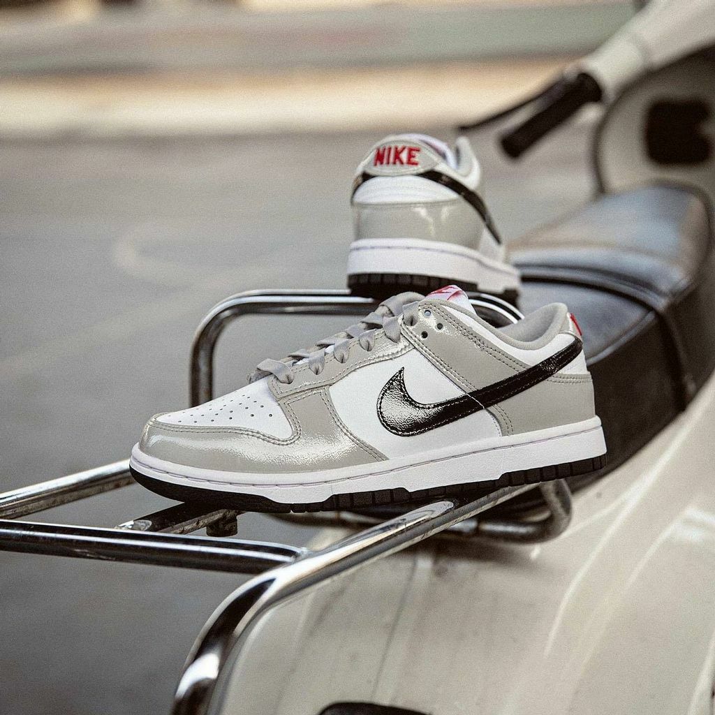 iSNEAKERS｜Nike Dunk Low "Light Iron Ore" 灰黑白 煙灰 漆皮 男女鞋 DQ7576-001