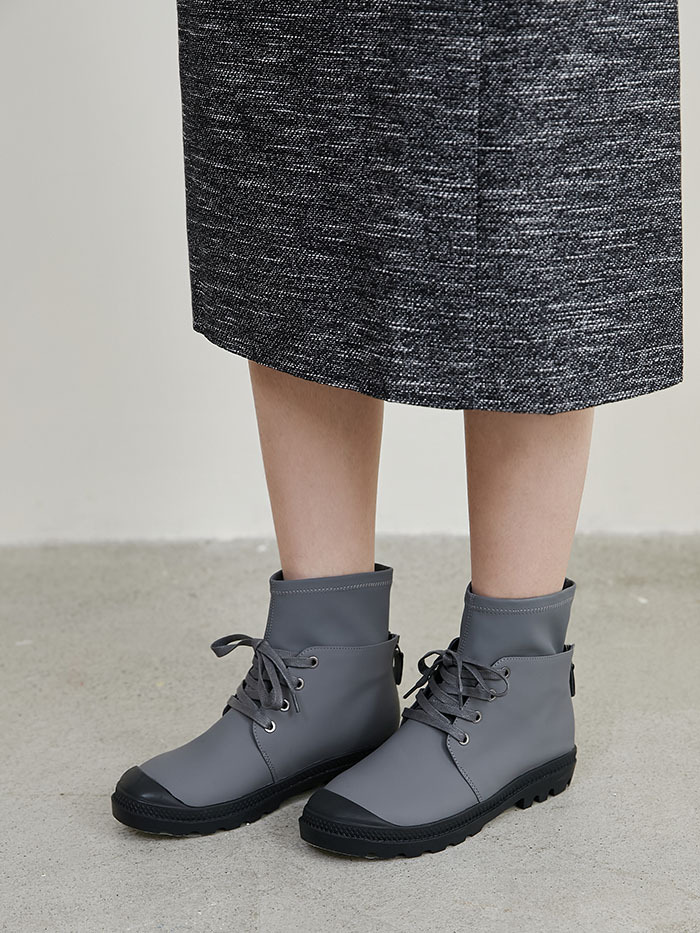 暮夜列車綁帶筒靴-野狼