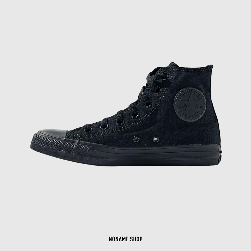 CONVERSE CHUCK TAYLOR ALL STAR 高筒 帆布鞋 休閒鞋 全黑 (男款)