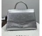 [S] KARL LAGERFELD K/STONE METALLIC TOTE,SILVER, 8720092980043 (SKL438)