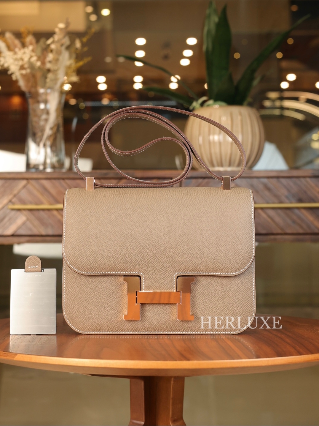 Constance 24 mirror 18 etoupe cd epsom