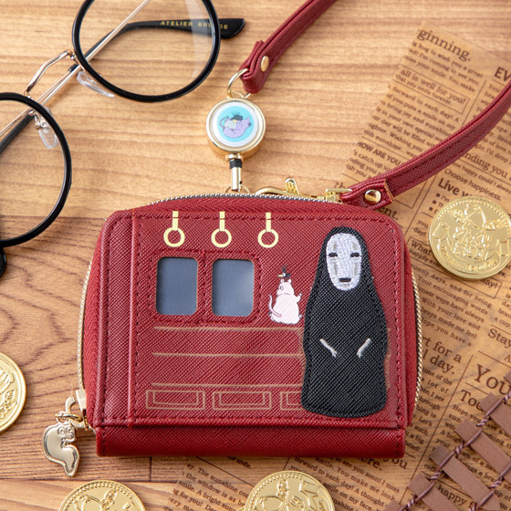 伸縮票卡零錢包 神隱少女 海原電鐵