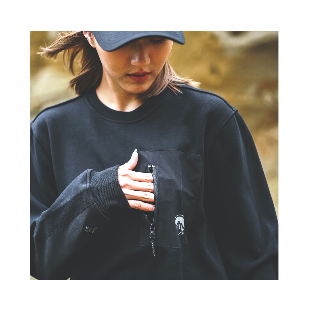 ▲Gallant 拉鍊口袋 大學T