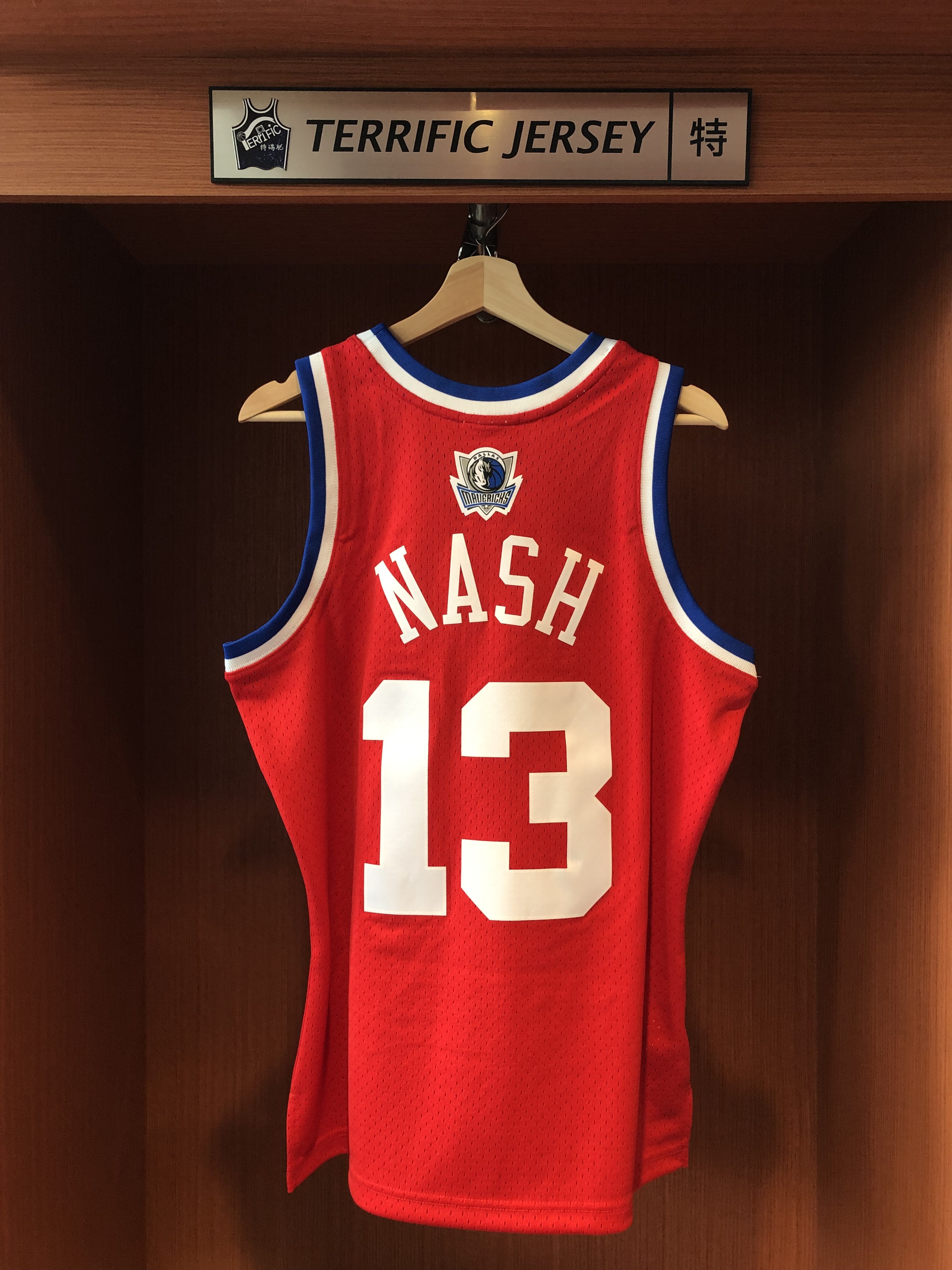 NBA球衣 Steve Nash 2003明星賽紅 M&N Swingman 球迷版 熱轉印 全新