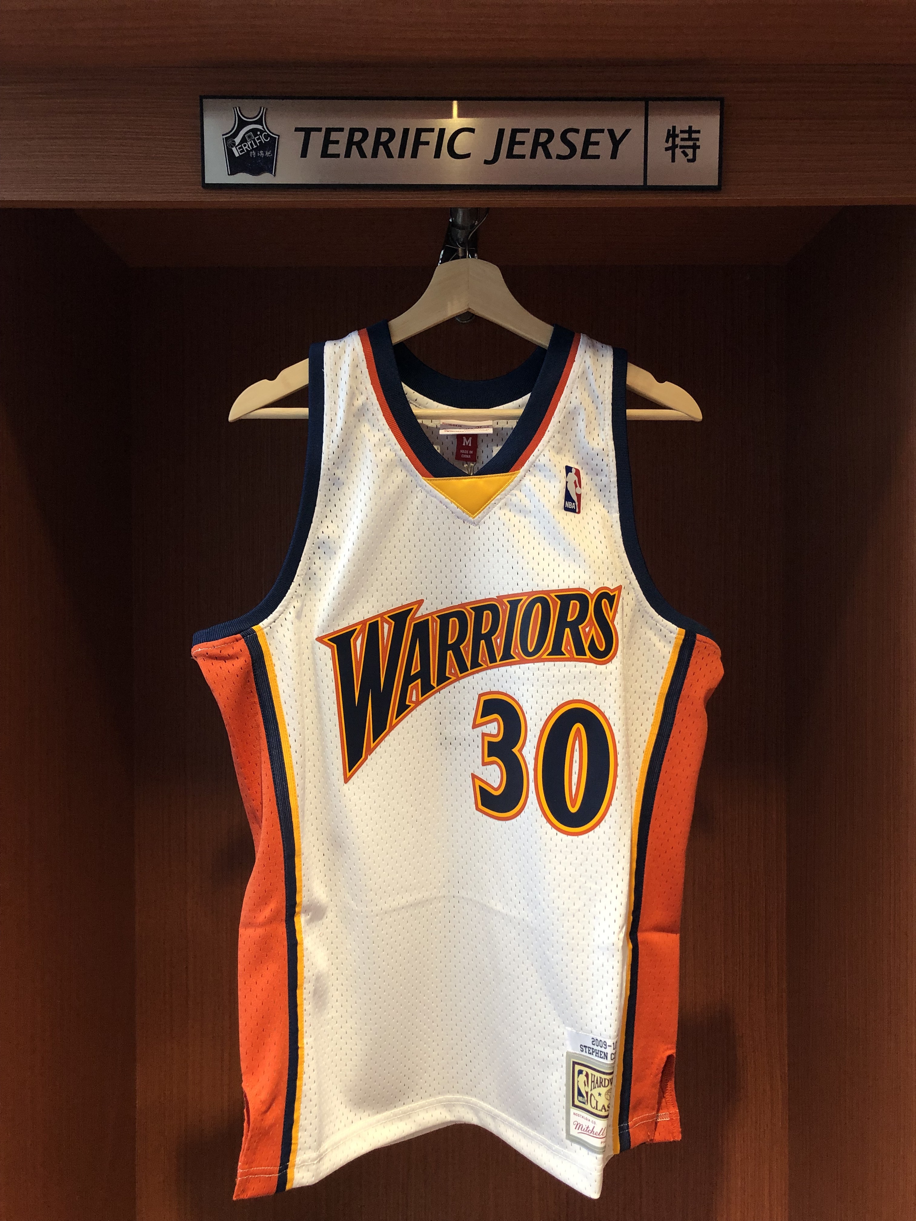 NBA球衣 Stephen Curry 金州勇士白 09-10 新人年 M&N Swingman G2 球迷版 熱轉印 全新