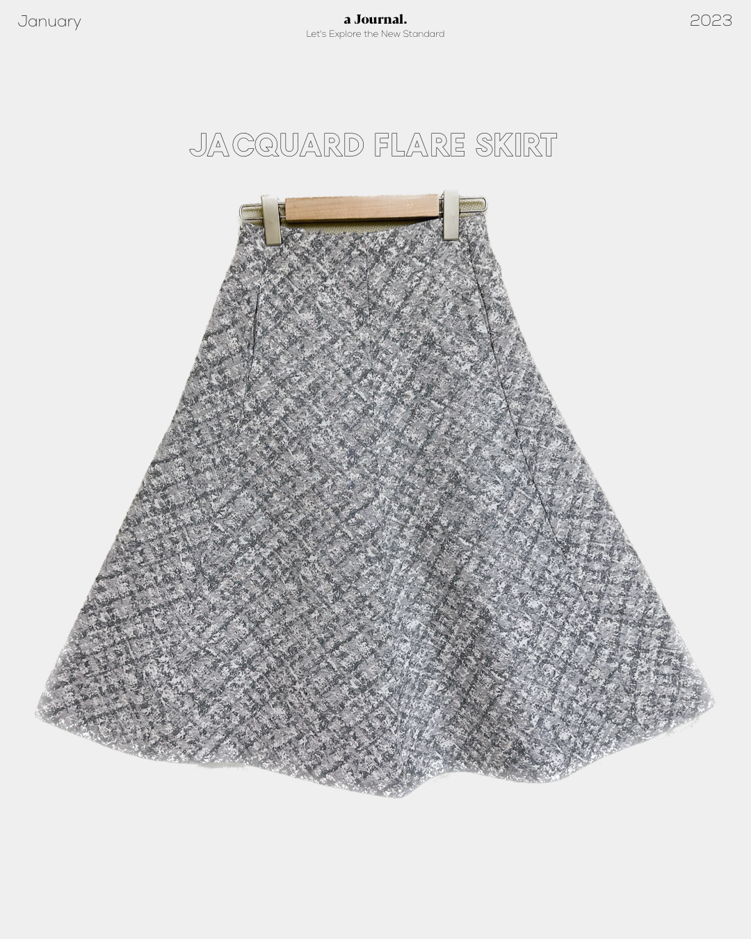 半額SALE／ ☆希少☆限定価格☆WISTERIA JACQUARD Striped FLARE Flare