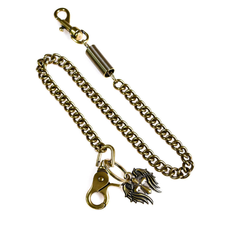 十字架翅膀古銅款 金屬褲鍊/腰鍊/錢包鍊－免運