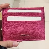 [S] FURLA WP00229-BX0342 CLASSIC LEATHER CARD CASE,FUXIA, 8050597218472 (SF121)