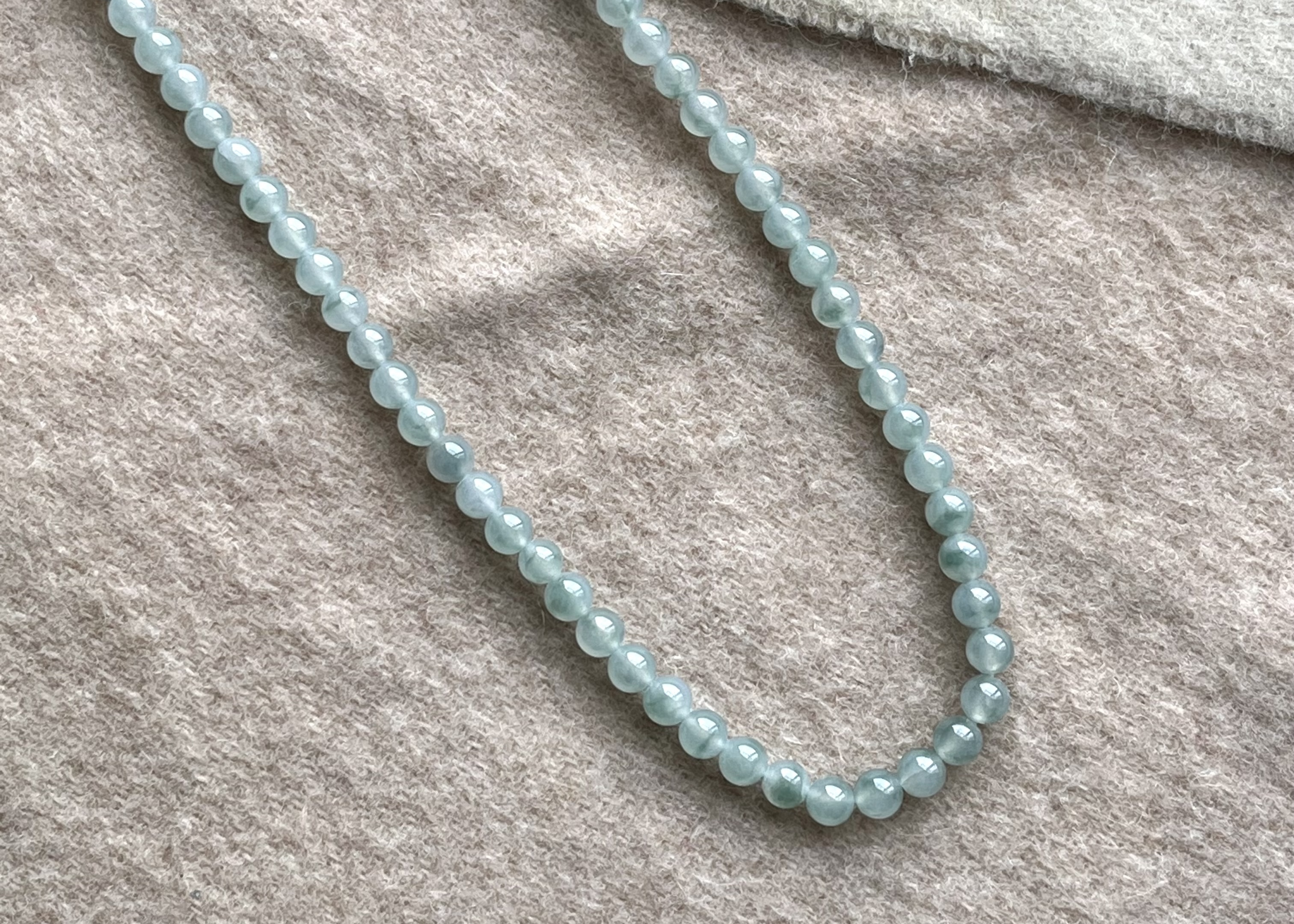 冰玻完美圓珠項鍊