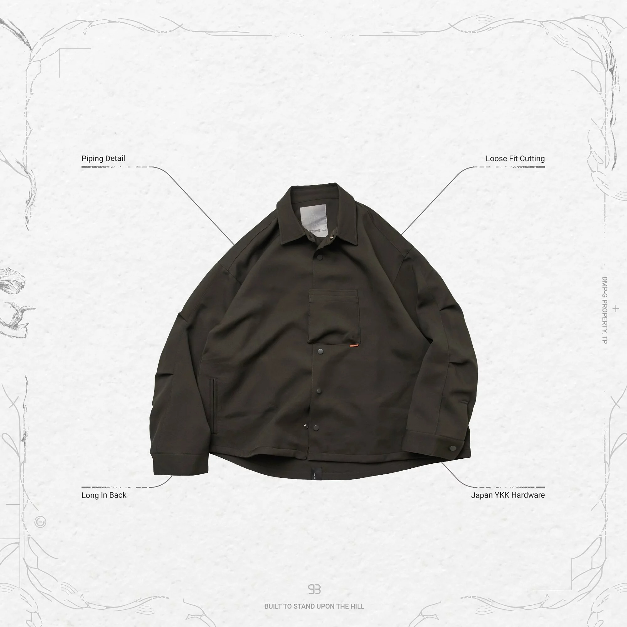 GOOPiMADE] GNV-13” SOFTBOX Wide Pocket Shirt