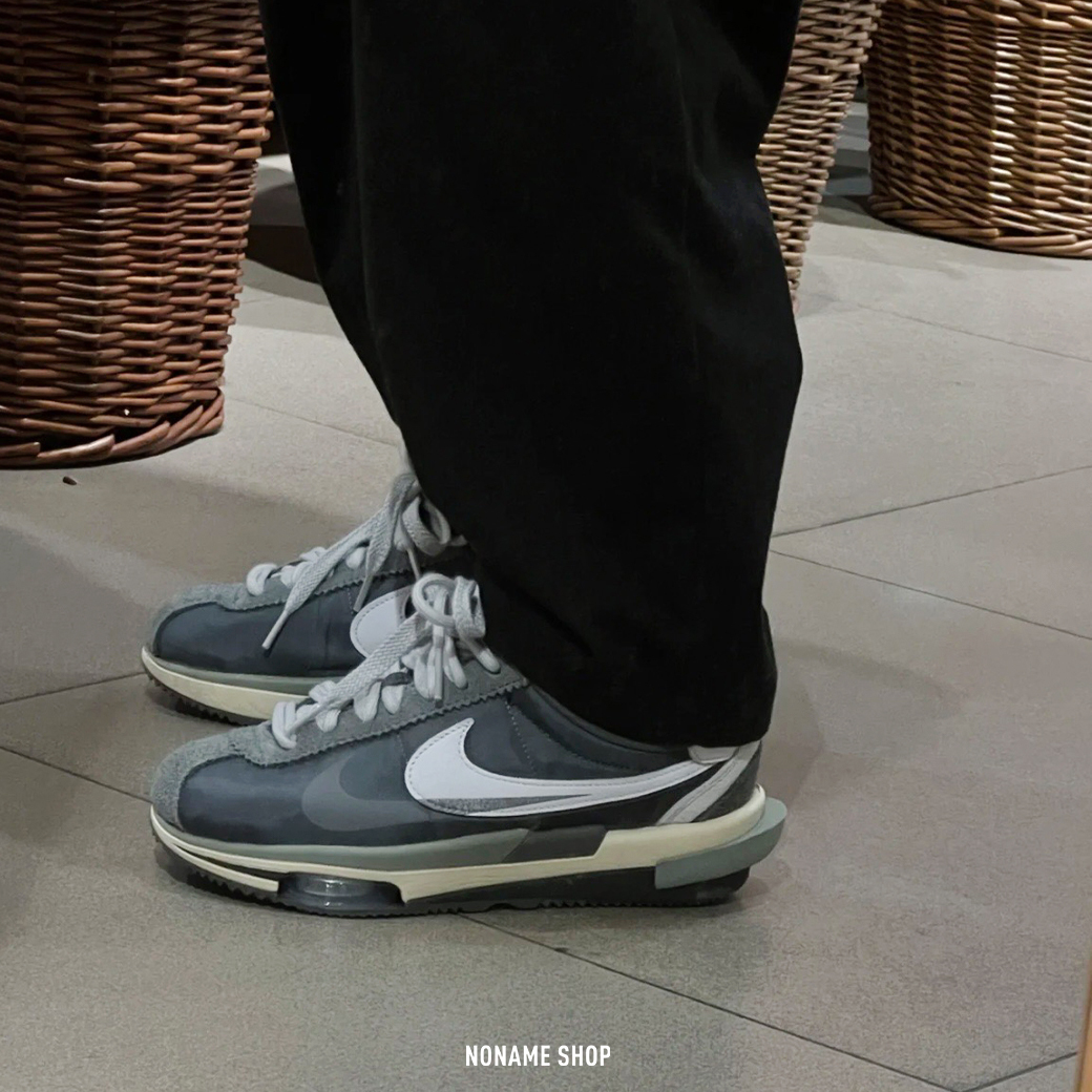 SACAI X NIKE CORTEZ "Iron Grey" 解構 氣墊 阿甘 聯名 灰白 (男/女款)