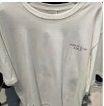 [S] ADLV BASIC LOGO SHORT SLEEVE T-SHIRT,WHITE, ADLV19SS-SSBLN2-WHT (SAV139)