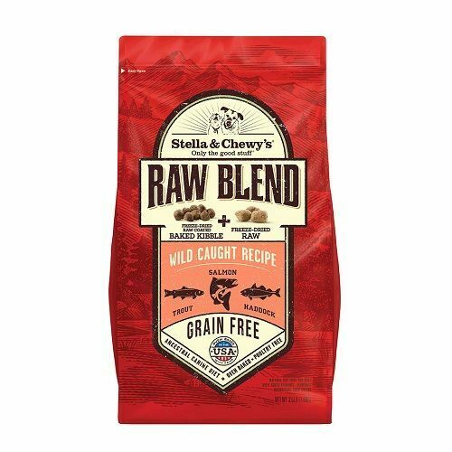 Stella & Chewy's 【Raw Blend Baked】凍乾生肉外層低溫烘焙狗乾糧+凍乾生肉粒 [野生捕撈配方]3.5LB/22LB