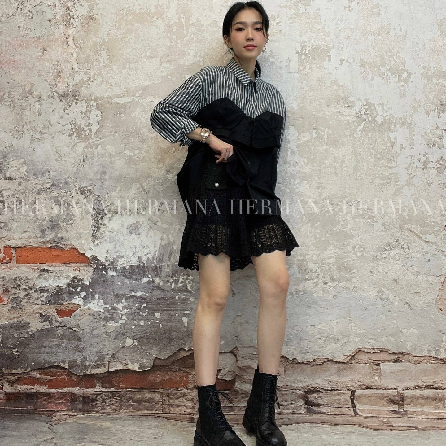 上直間下黑後束腰恤