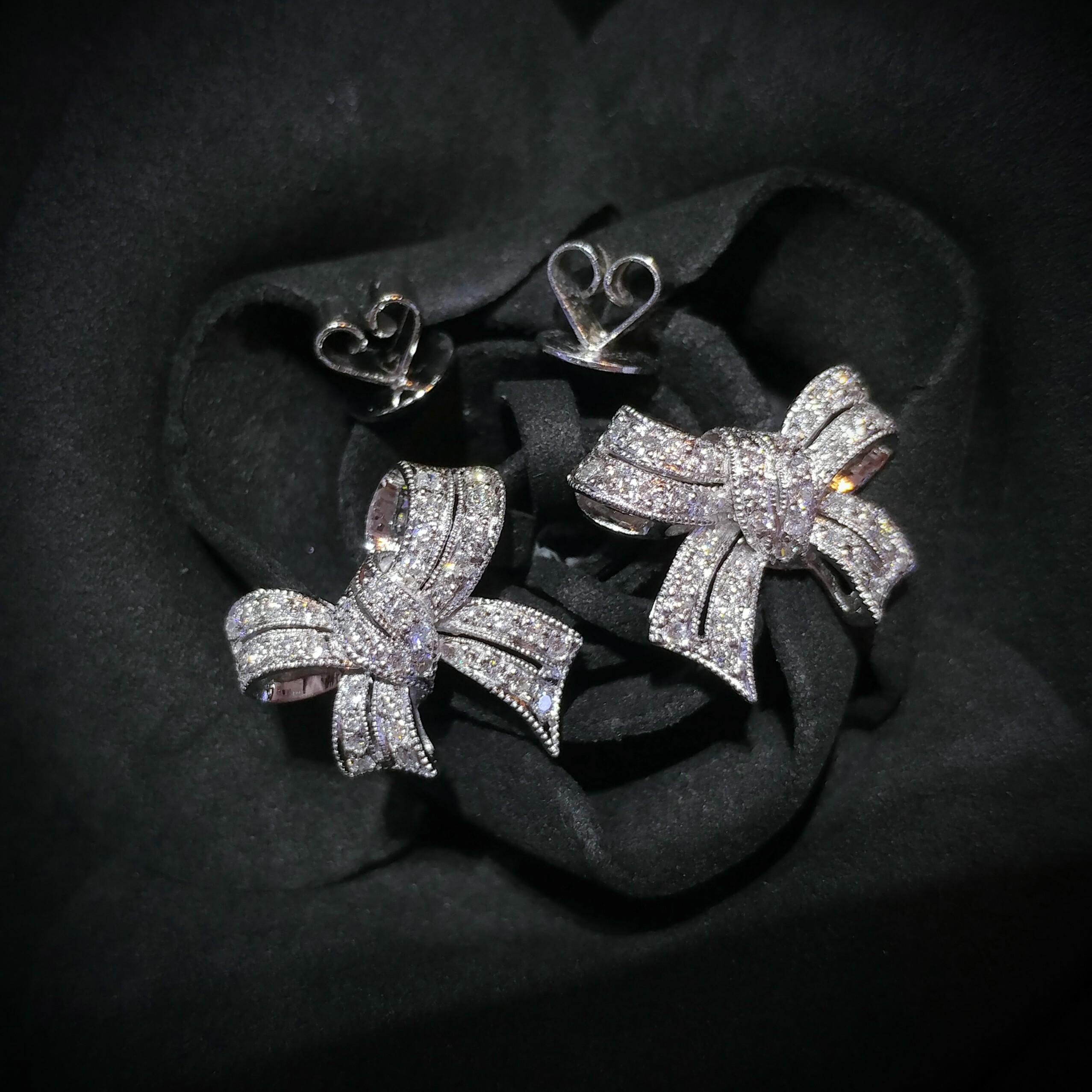 18K White Gold 0.55ct Diamond Earrings
