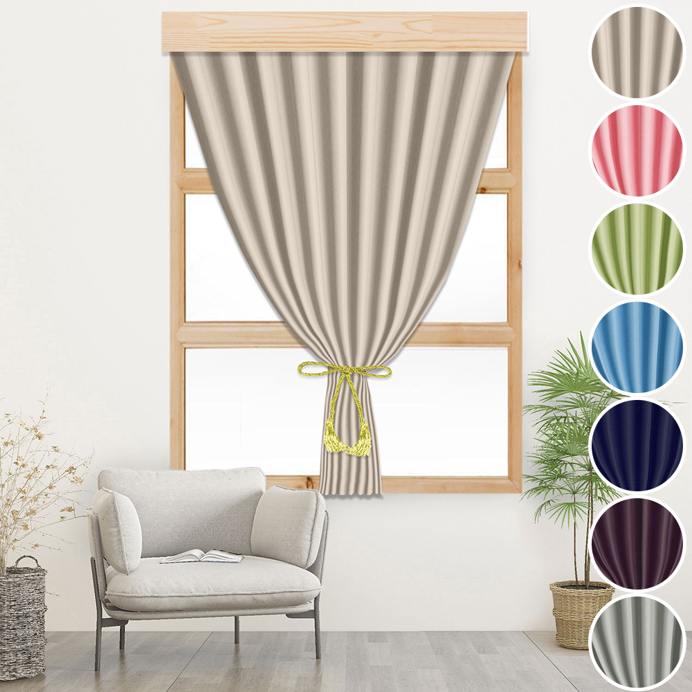 純色 • 魔鬼黏窗簾