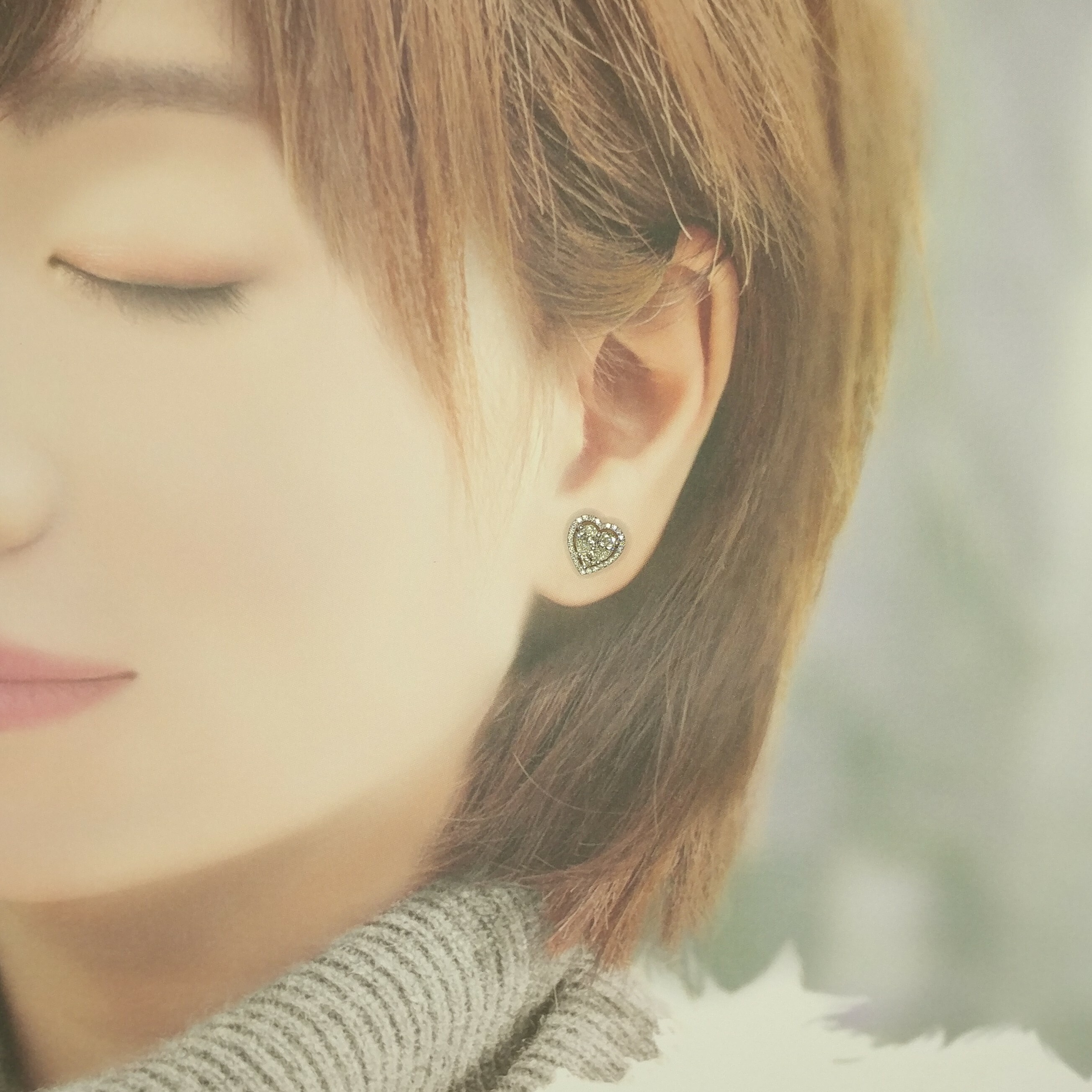 18K White Gold 1.42ct Diamond Earrings