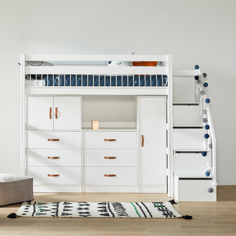 Lifetime All in one under Highrise Bed with Staircase