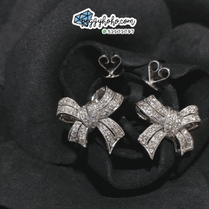 18K White Gold 0.55ct Diamond Earrings