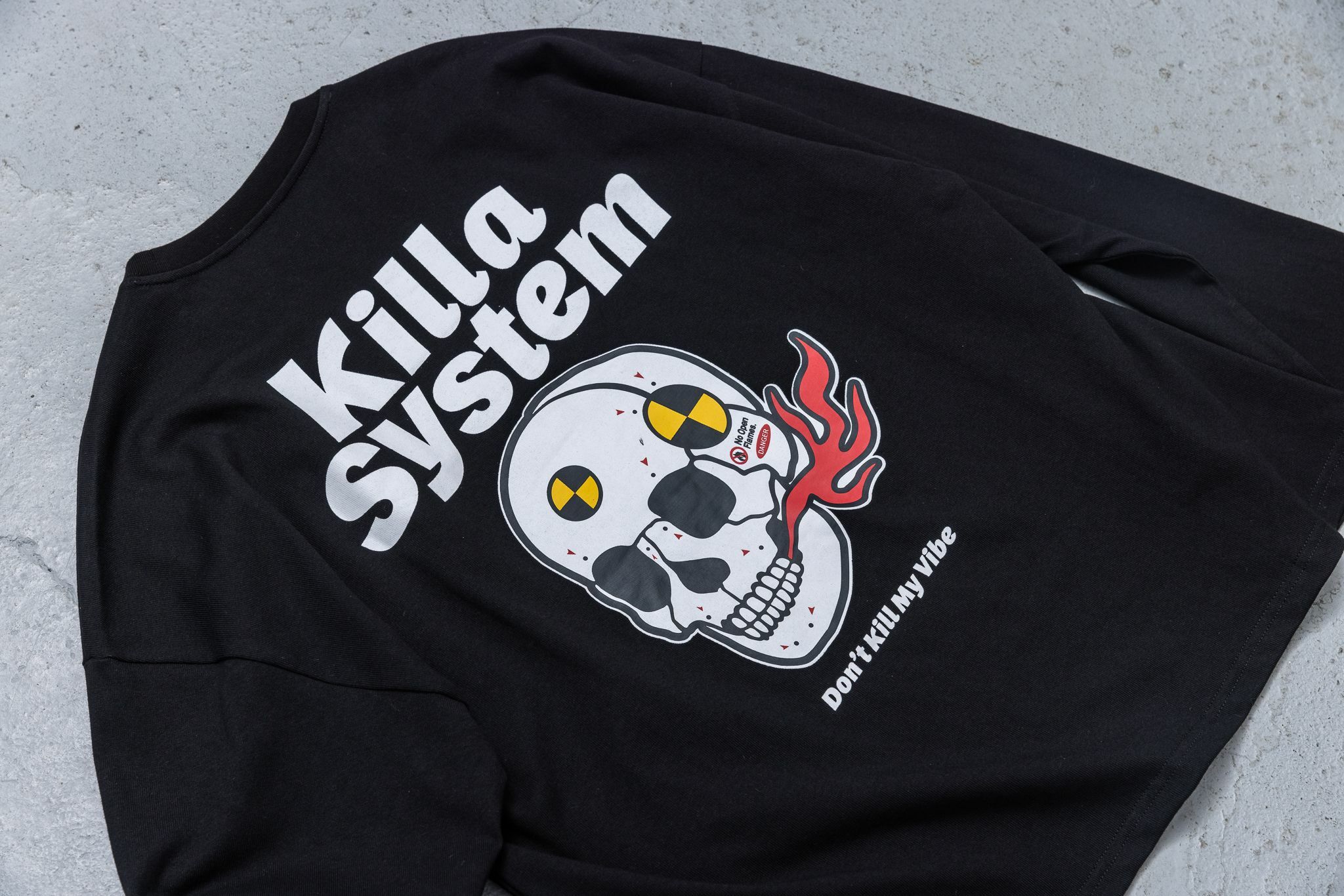 KILLASYSTEM 22F/W SKULL LAB L/S TEE