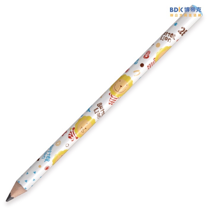 雄獅鉛筆 SIMBALION 奶油獅學齡前大三角鉛筆2支 BLJP-2