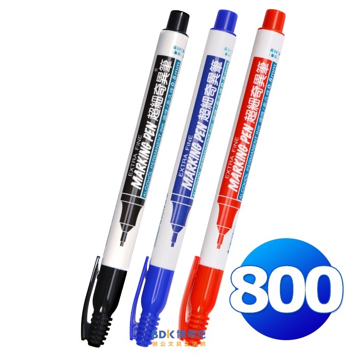雄獅鉛筆 SIMBALION 雄獅0.5mm奇異筆 NO.800 紅藍黑綠